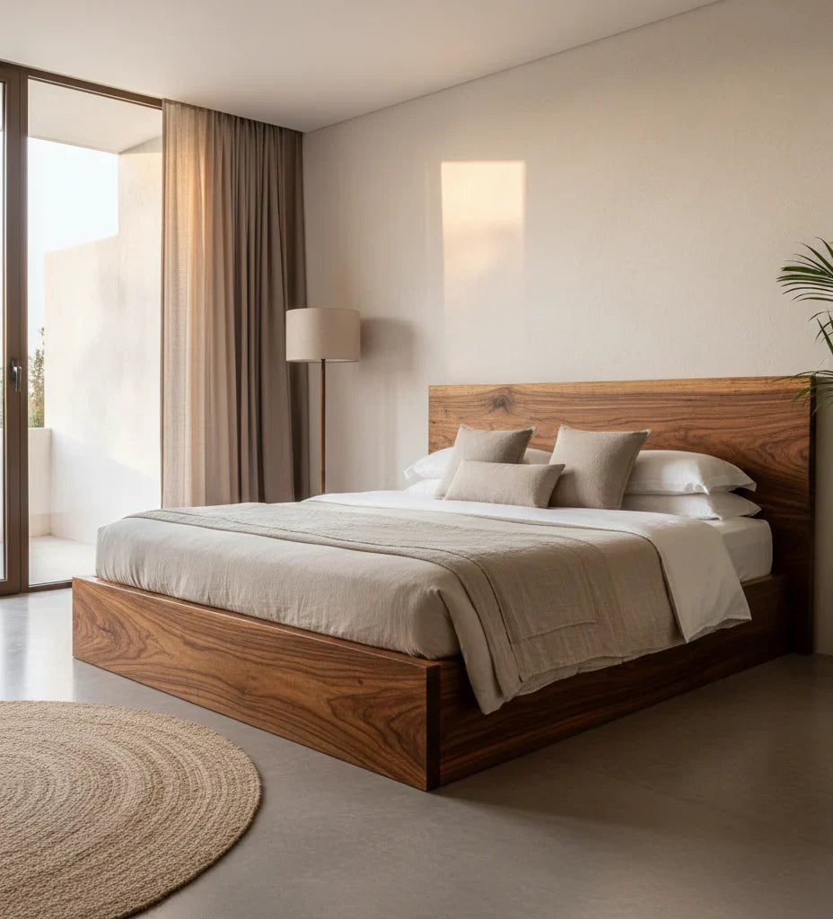 Camas de Madera Maciza: La Elección para Hoteles Boutique y Desarrollos Premium