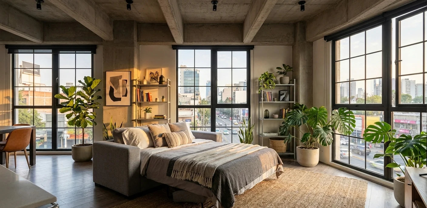 Sofa Cama Matrimonial: La Solución #1 para Departamentos Pequeños CDMX, Guadalajara y Monterrey