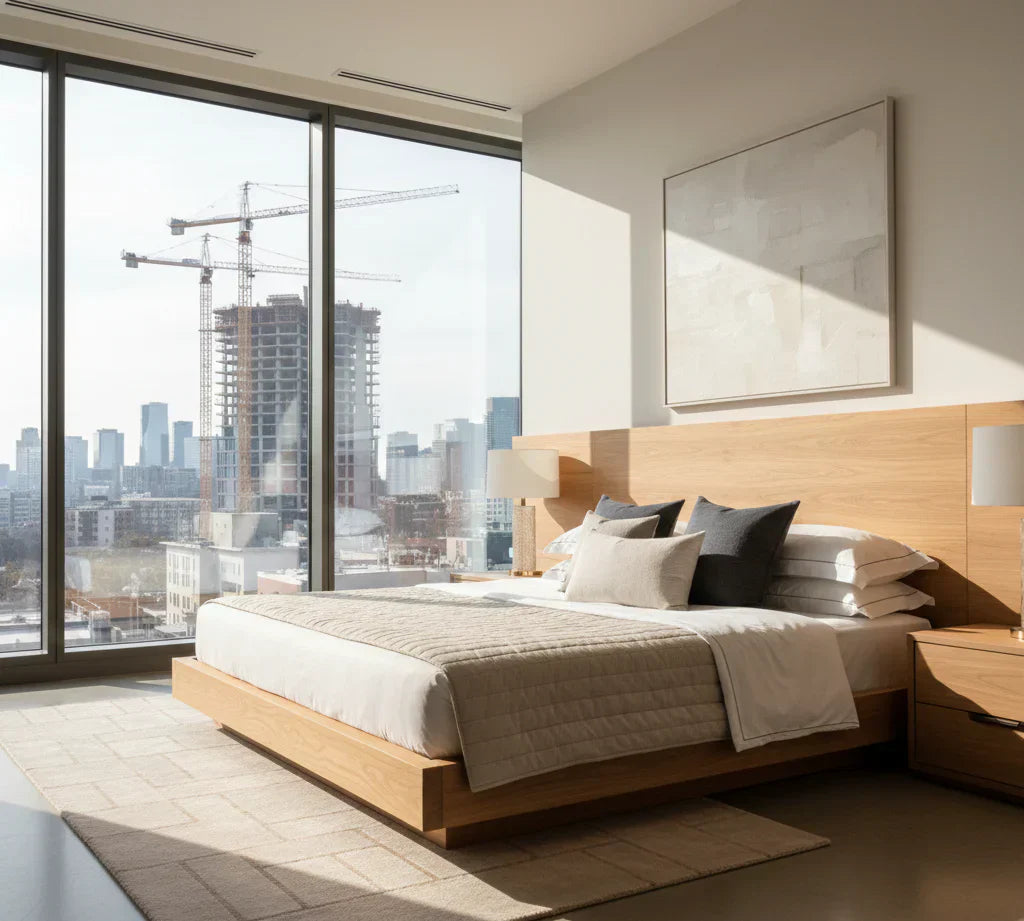 Modelos de camas más vendidos para proyectos de vivienda 2026; mobiliario estratégico para showrooms y preventas